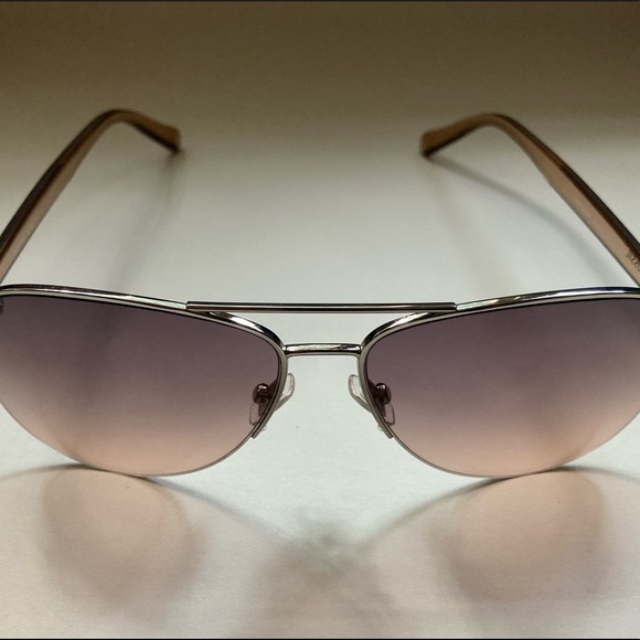 FOSSIL FOS3062/S-0CMTH AVIATOR SUNGLASSES-RUTHENIUM NUDE/GREEN ORANGE - Picture 4 of 13